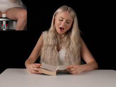 Taylor Mae reads 50 Shades Darker with a vibrator