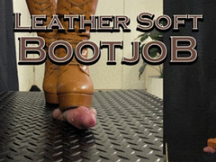 Leather Soft Bootjob in Brown Boots - (Double Version) - TamyStarly - Ball Stomp, Bootjob, Shoejob, Ballbusting, CBT, Trample, Trampling, High Heels, Crush, Crushing