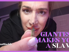 Giantess Lina Steals You for a Ransom and Sex Slave