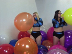 Learning The Ropes: Indica Jane & Galas Looner Balloon Playing & Loons Mass Popping Fun with Tuftex 17" & 24" - HD 1080p mp4