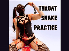 Training my Throat with a Vinyl Snake