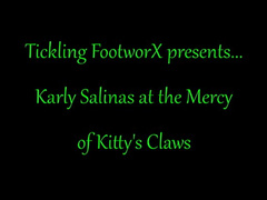 Karly Salinas at the Mercy of Kittys Claws