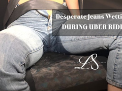 Jeans Wetting and HUGE Pee Accident In UBER!