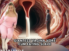 Giantess Vagina Vore Cum Eating Slave