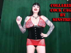 Collared and Cock Caged by Maya Sinstress
