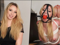 Lil Missy UK's Suffering and Drooling in a Supertight Arched Hogtie! (FullHD)