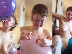 Clown Balloon Nail Pops & Nude Balloon Riding