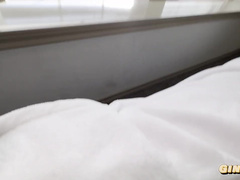 Sharing a bed with my sisters best friend - she takes her first big dick - GGWithTheWap