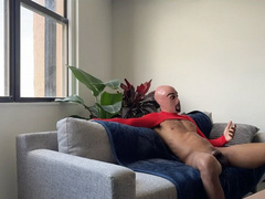 Horny and alone; morning stroke off (Watch with Apple Vision Pro)