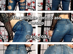 The ultimate demin ass worship
