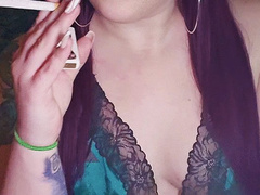 Weak Loser Human Ashtray Teased and Denied By Perfect Goddess Tits