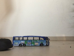 Stomping Toy Bus
