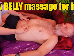 Oily BELLY Massage For Him (720p)