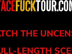 Face Fuck Tour - Nikki Fox Drooling And Crying Over Big Fat Dick POV