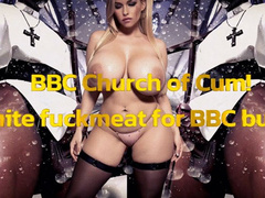 BBC Church of Cum! White fuckmeat for BBC bulls