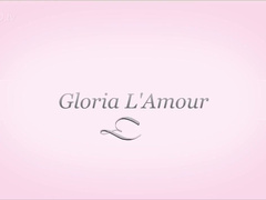 Gloria Lamour - Black N Pink Inside With My Glass Dildo