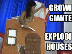 GIANTESS 240415KPUCA2 CANDY HUGE SEXY GIANT GETS AS BIG AS BURSTS OUT OF A HOUSE FROM THE CEILING AND COLLAPSES HOUSES AROUND (LOW DEF SD MP4 VERSION)