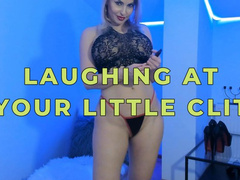 LAUGHING AT YOUR LITTLE CLIT pov