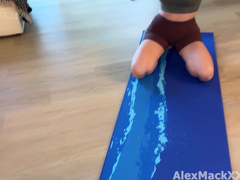 Olivia Austin - Hot Blonde Fucks Her Yoga Instructor