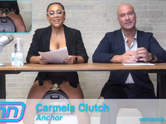 Carmela Clutch news anchor