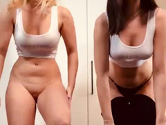Aprilmaexox bts youtube video my lingerie try on haul bts footage with amberpaige i ve attach xxx onlyfans porn videos