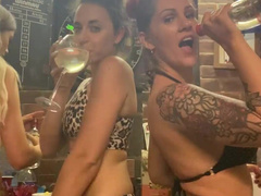 Yasbaker Naughty girls behind the bar @darcy del rey @ruby onyx onlyfans porn video xxx