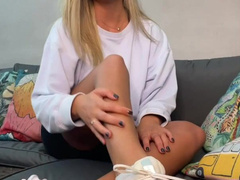 Littlemisssole just went for run together find out best friend has foot fetish & convince onlyfans porn video xxx