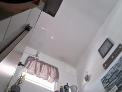 Hd Under barefoot stomping Giantess in a dress upskirt pov Cleaning her kitchen ,washing dishes and preparing a sandwich