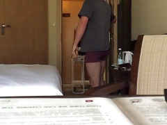 Maid bulge flash cock.mov