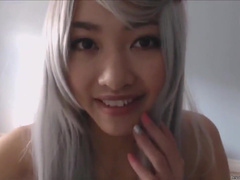 sexy girl masturbates on webcam - lewdwebcams.com 14