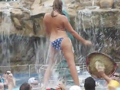Hot Bikini Teens - Horny Babes gone wild on beach party