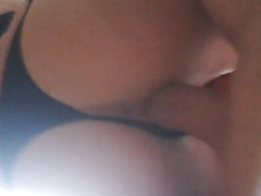 Fucking my hot wife with finger in ass