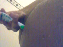 Ebony Toothbrush ATM Ass to mouth