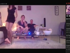 Aussie PS4 Playroom girls flashing tits