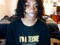 Teen ebony solo webcam