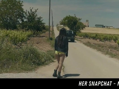 Hitchhiker Picked Up Fucked HER SNAPCHAT - MIAXXSE