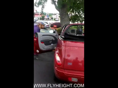 stupid bitch shows his pussy in fight