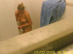 Amateur teens caught in public shower