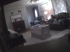 My wife Krysta on hidden cam masturbating in the living room