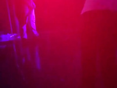 Big ass raver girl dancing