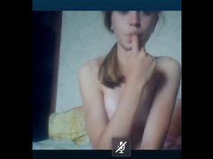 18 yo Russian girl masturbating on webcam