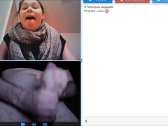 Random Cam2Cam: Ukrainian Girl Wants Cum On Her Tongue