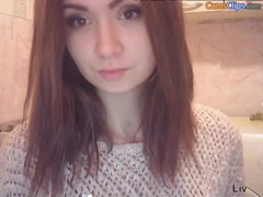 Hot teen show her beautiful body on webcam