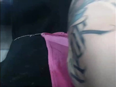 Busty Tattooed Latina Babe Showing Pink Ass Hole (Close-Up)