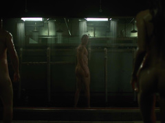 Joel Kinnaman and unknown nude girls in Altered Carbon