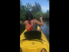 Tiny Asian Gets Covered In Cum On Kayak Trip - Outdoor
