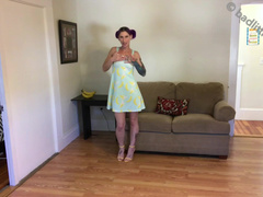Badlittlegrrl Little Banana Dress in private premium video