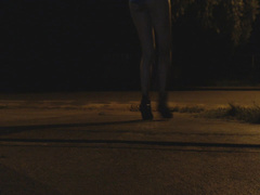 Andreza - Sweet Teen Smoking And Masturbation In The Street in private premium video