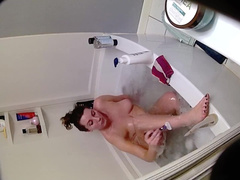 real amateur wife bath hidden cam