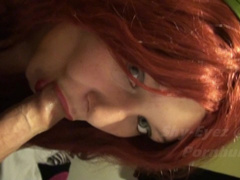 Total Babe Mary Jane Thanks Spider Man With A Blowjob & Gets A Huge Facial